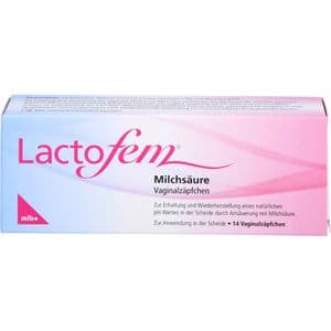 LACTOFEM Milchsäure Vaginalzäpfchen