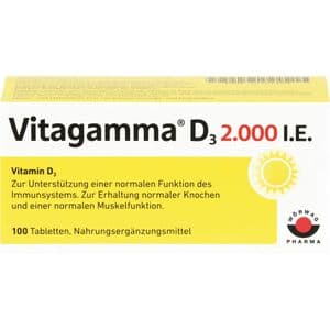 VITAGAMMA D3 2.000 I.E. Vitamin D3 NEM Tabletten