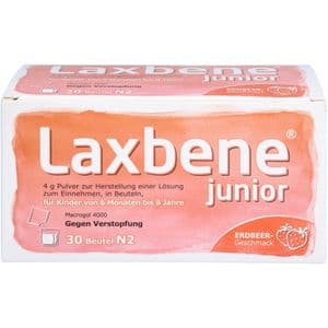 LAXBENE junior 4 g Plv.z.H.e.Lsg.z.Einn.Kdr.6M-8J