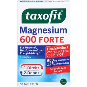 TAXOFIT Magnesium 600 FORTE Depot Tabletten
