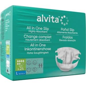 ALVITA All-in-One Inkontinenzhose super large Tag
