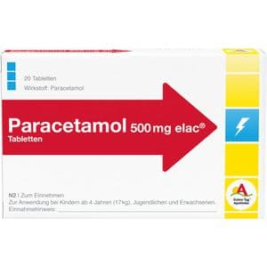 PARACETAMOL 500 mg elac Tabletten