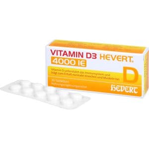 VITAMIN D3 HEVERT 4000 I.E. Tabletten