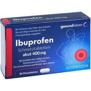 IBUPROFEN Schmerztabletten 400 mg Filmtabletten