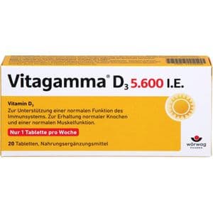 VITAGAMMA D3 5.600 I.E .Vitamin D3 NEM Tabletten