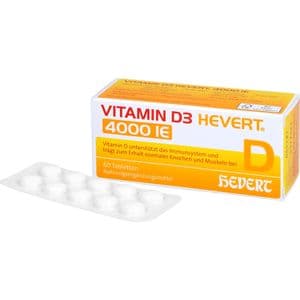 VITAMIN D3 HEVERT 4000 I.E. Tabletten