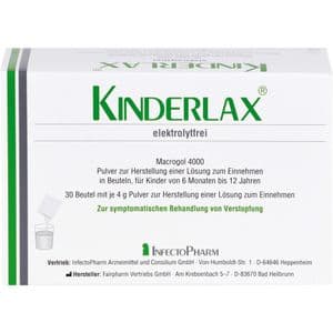 KINDERLAX elektrolytfrei Plv.z.Her.e.Lsg.z.Einn.