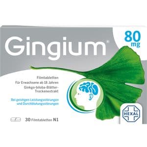 GINGIUM 80 mg Filmtabletten
