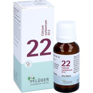 BIOCHEMIE Pflüger 22 Calcium carbonicum D 12 Glob.