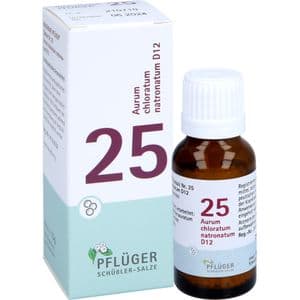 BIOCHEMIE Pflüger 25 Aurum chlorat.natron.D 12 Gl.