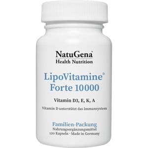 LIPOVITAMINE Forte 10.000 I.E. D3+K2+A+E Kapseln