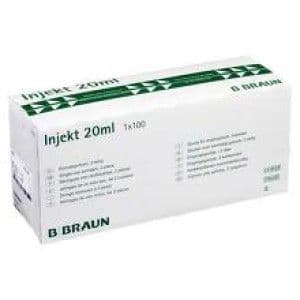 INJEKT Solo Spritze 20 ml Luer exzentrisch PVC-fr.