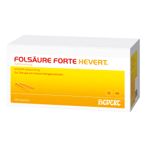 FOLSÄURE FORTE Hevert 20 mg Inj.-Lösung Amp.