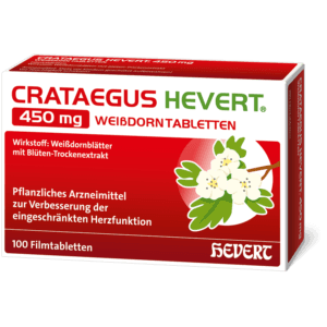 CRATAEGUS HEVERT 450 mg Weißdorntabletten