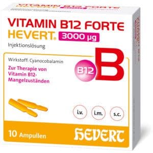 VITAMIN B12 FORTE Hevert 3000 μg Inj.-Lsg.Amp.