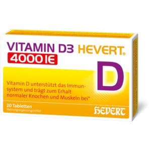 VITAMIN D3 HEVERT 4000 I.E. Tabletten