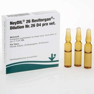 NEYDIL Nr.26 Revitorgan Dil.D 4 pro Ampullen vet.