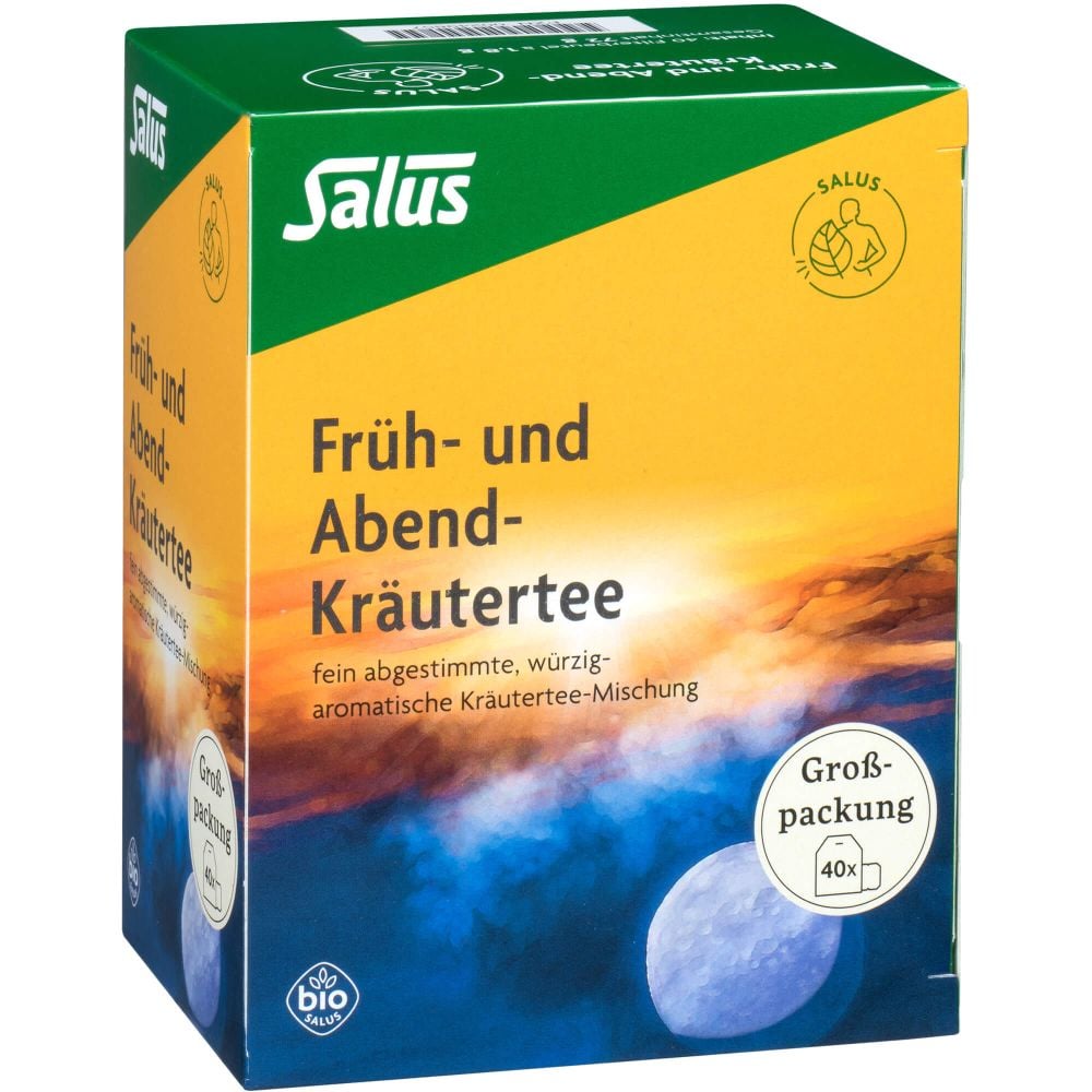 FRÜH- UND ABEND-Kräutertee Bio Salus Filterbeutel