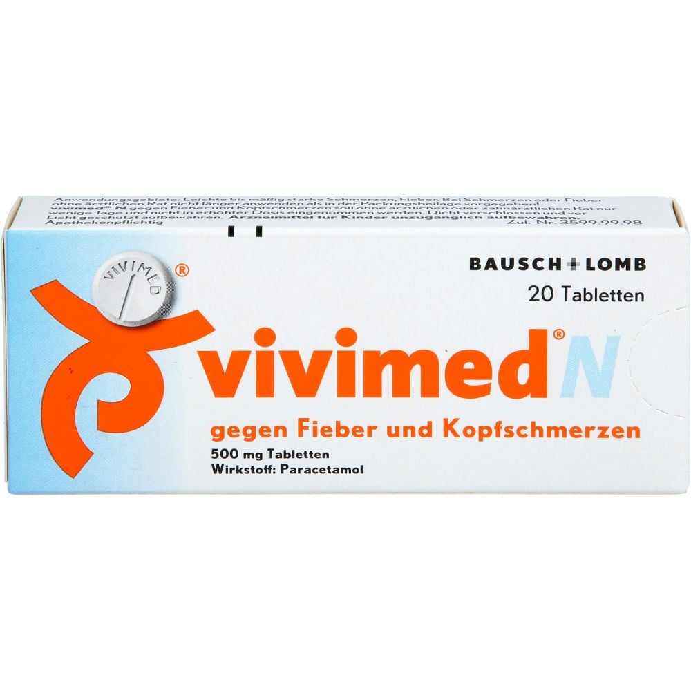 VIVIMED N gegen Fieber und Kopfschmerzen Tabletten