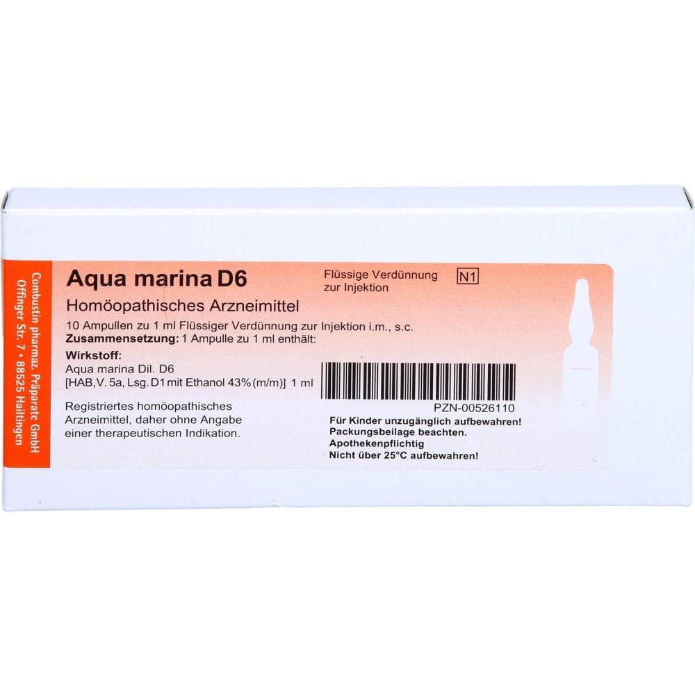 AQUA MARINA D 6 Ampullen