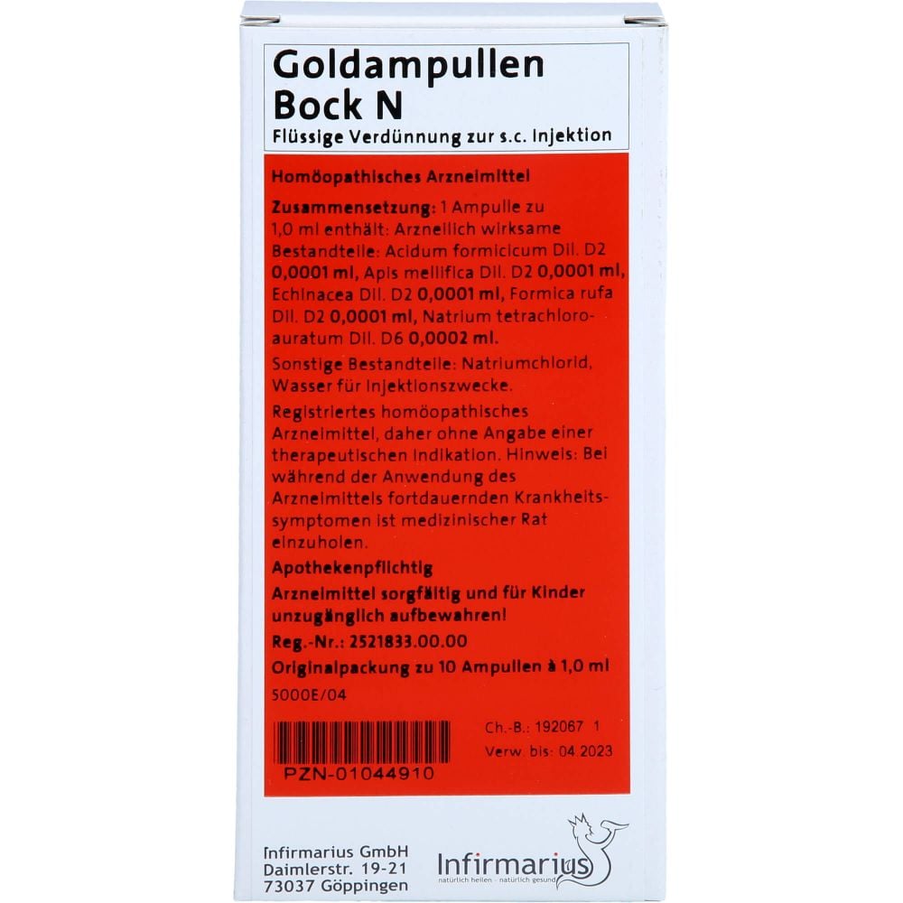 GOLDAMPULLEN Bock N Ampullen