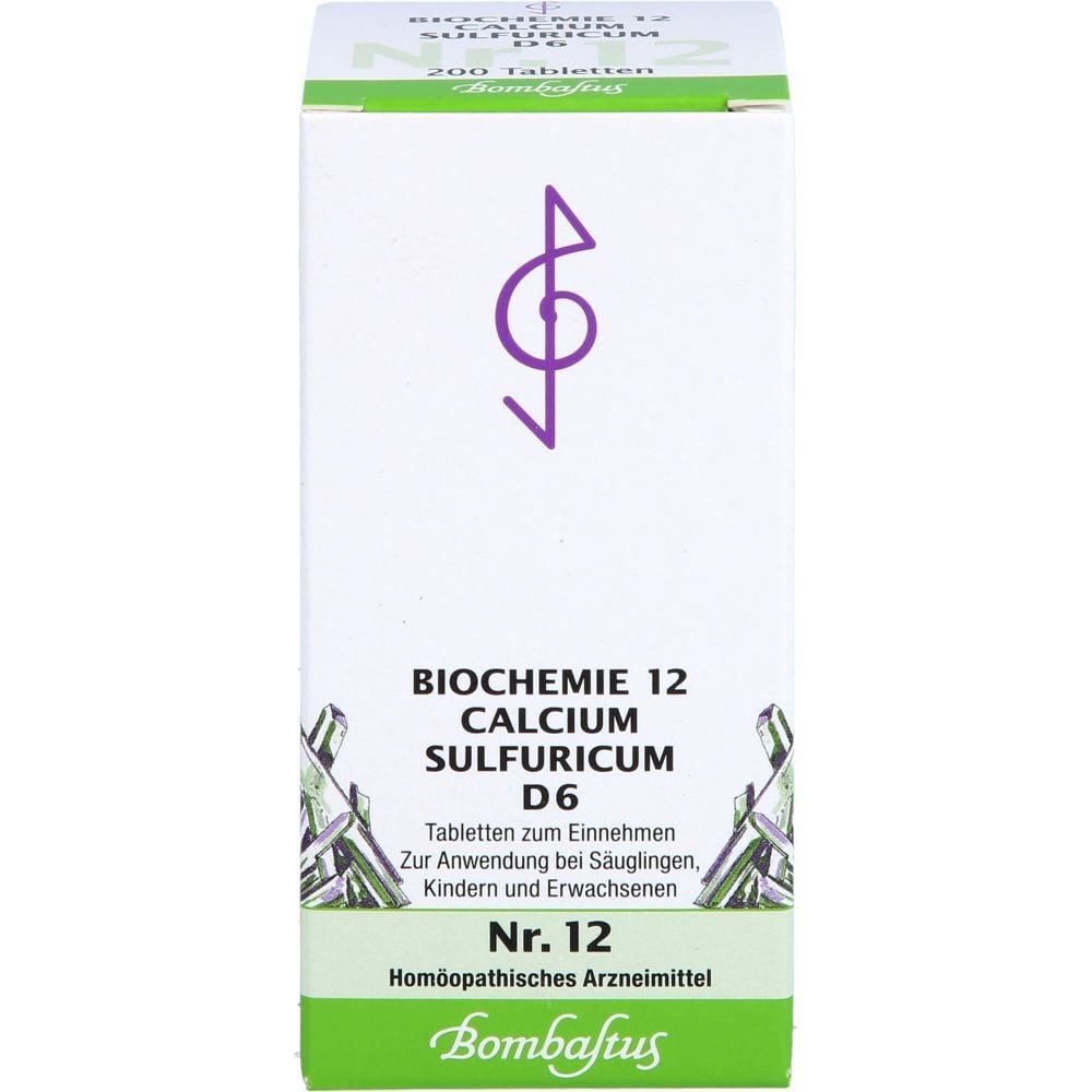 BIOCHEMIE 12 Calcium sulfuricum D 6 Tabletten