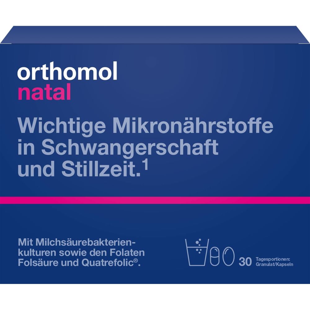 ORTHOMOL Natal Granulat/Kapseln 30 Btl.Kombipack.