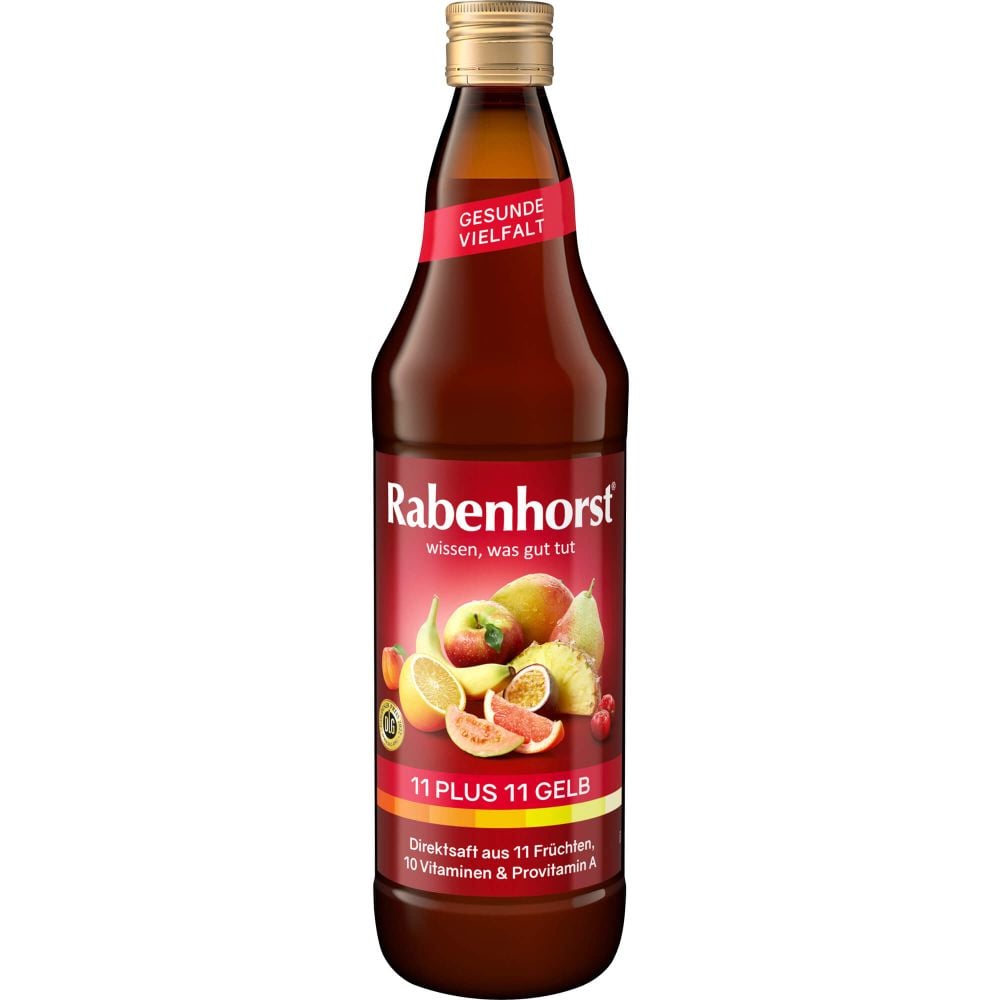 RABENHORST 11 Plus 11 Multivitaminmehrfr.Saft gelb