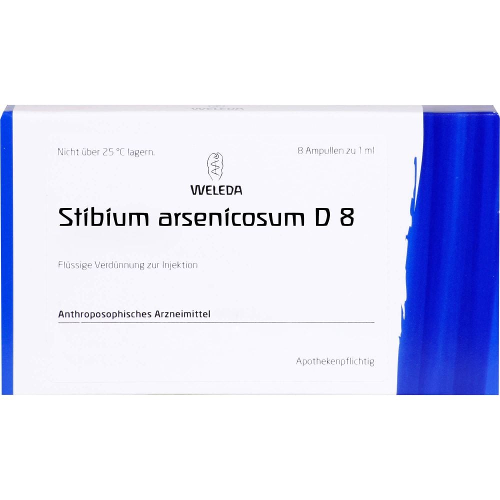 STIBIUM ARSENICOSUM D 8 Ampullen