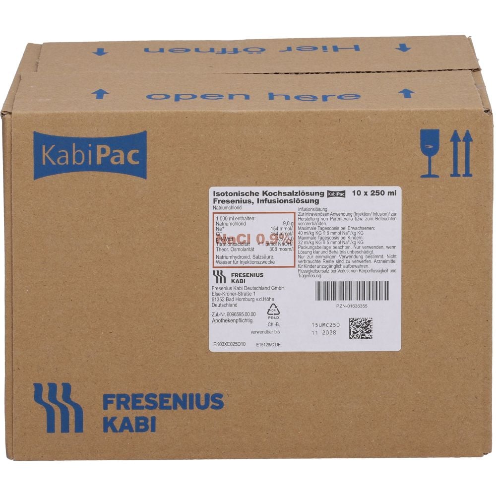 KOCHSALZLÖSUNG 0,9% Plastikfl.Fresenius