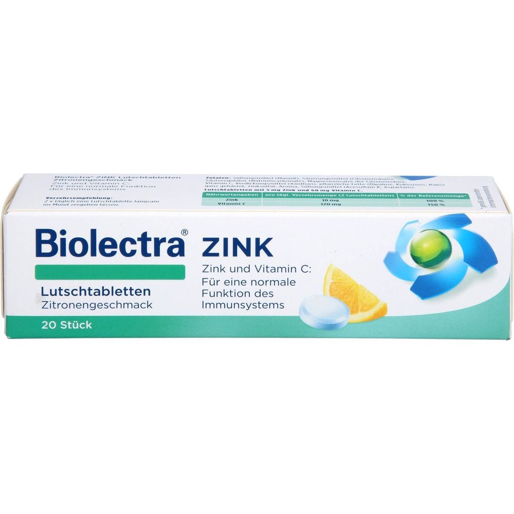 BIOLECTRA Zink Lutschtabletten