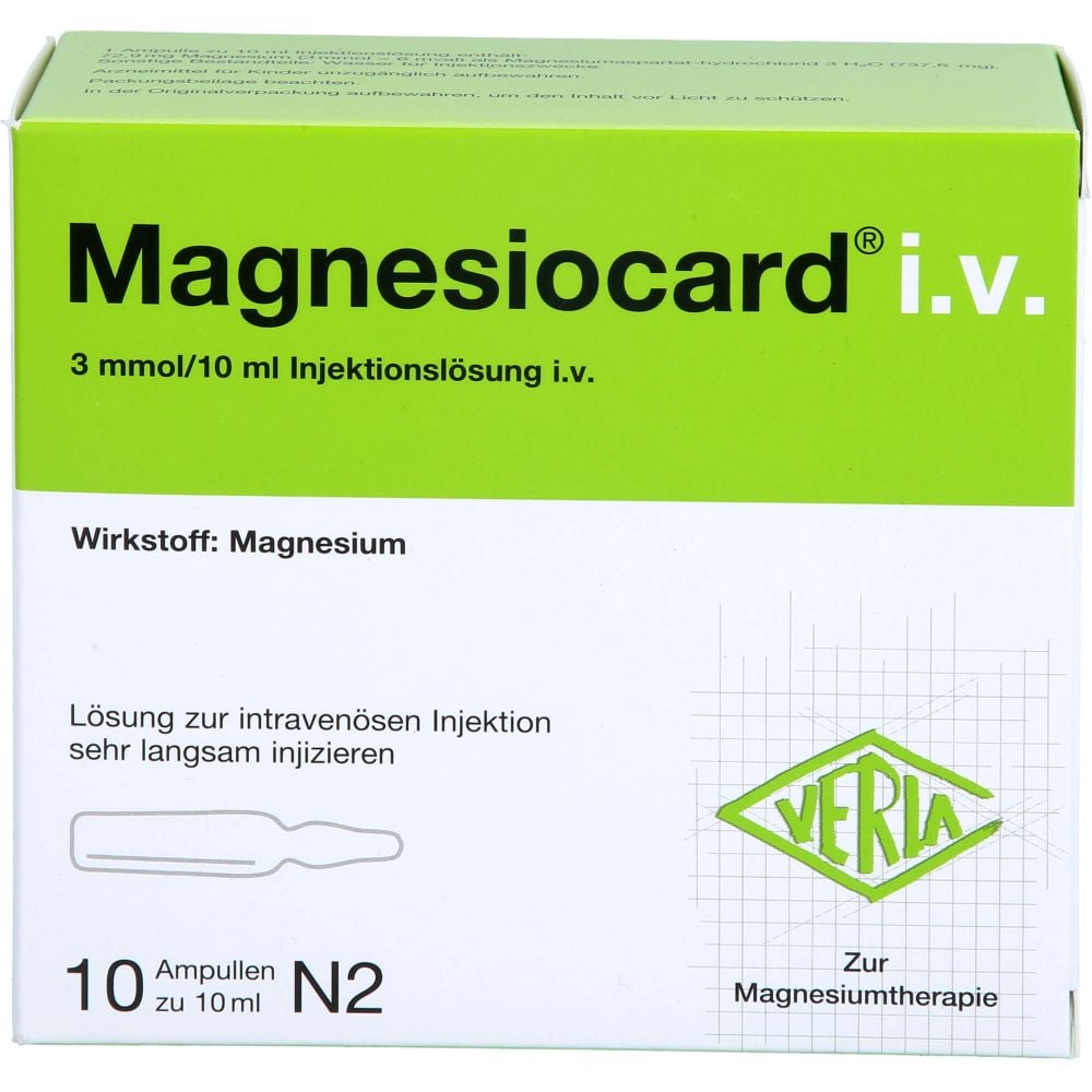 MAGNESIOCARD i.v. Injektionslösung