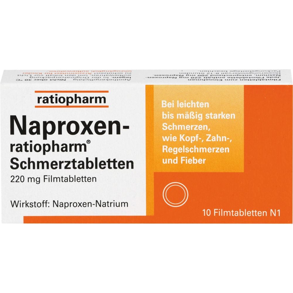 NAPROXEN-ratiopharm Schmerztabl. Filmtabletten