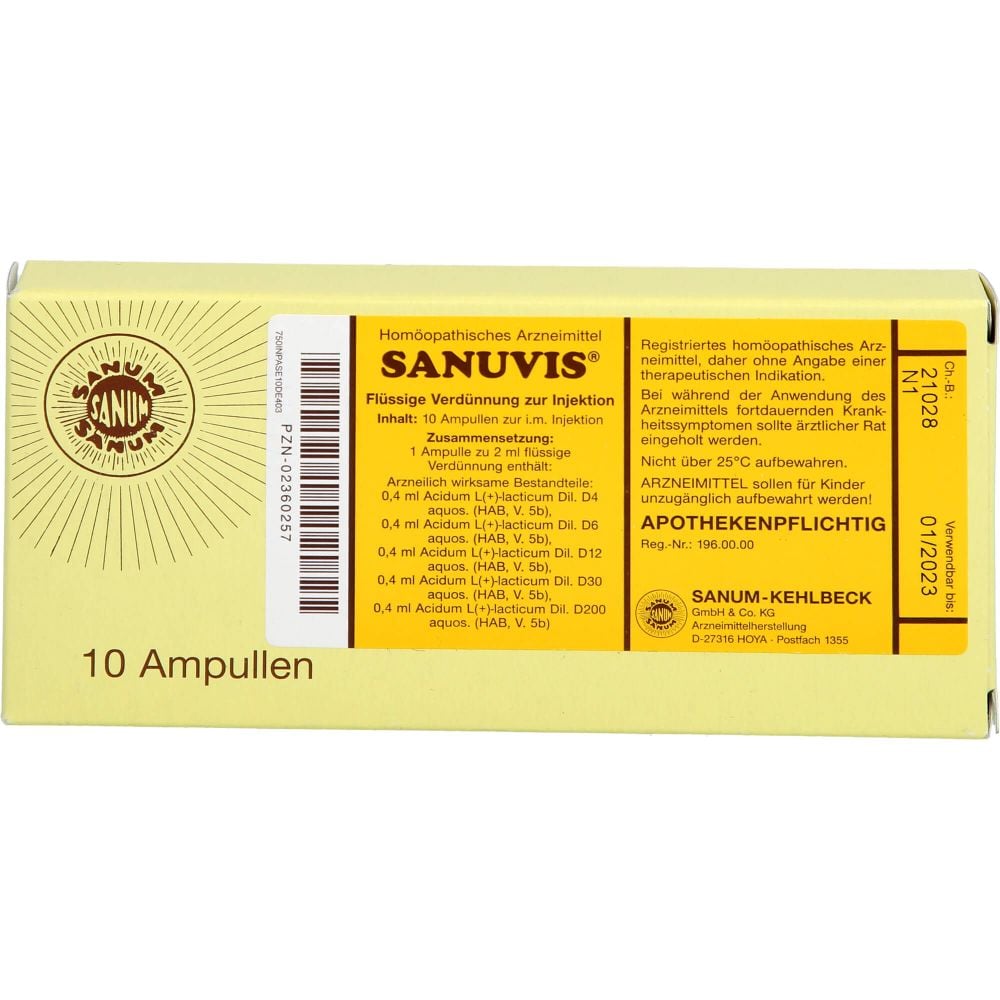 SANUVIS Injektion Ampullen