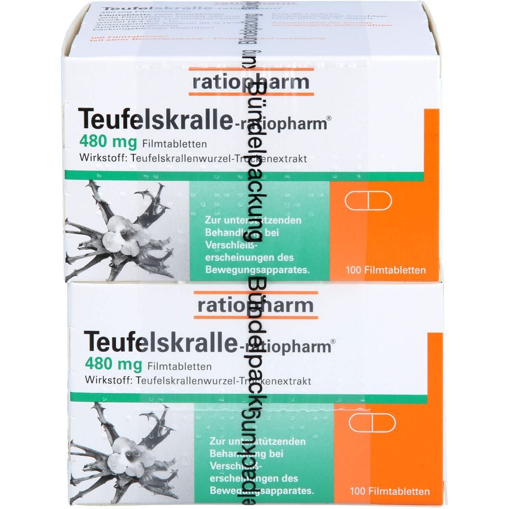 TEUFELSKRALLE-RATIOPHARM Filmtabletten