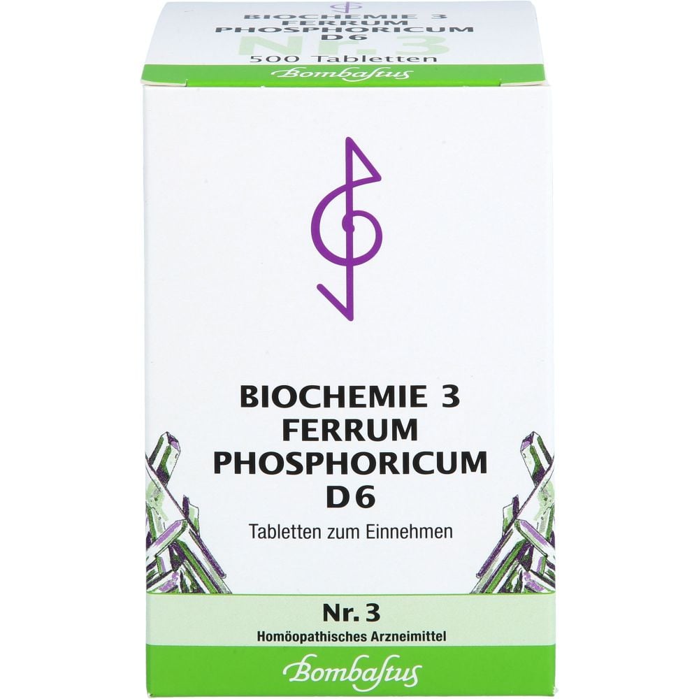 BIOCHEMIE 3 Ferrum phosphoricum D 6 Tabletten