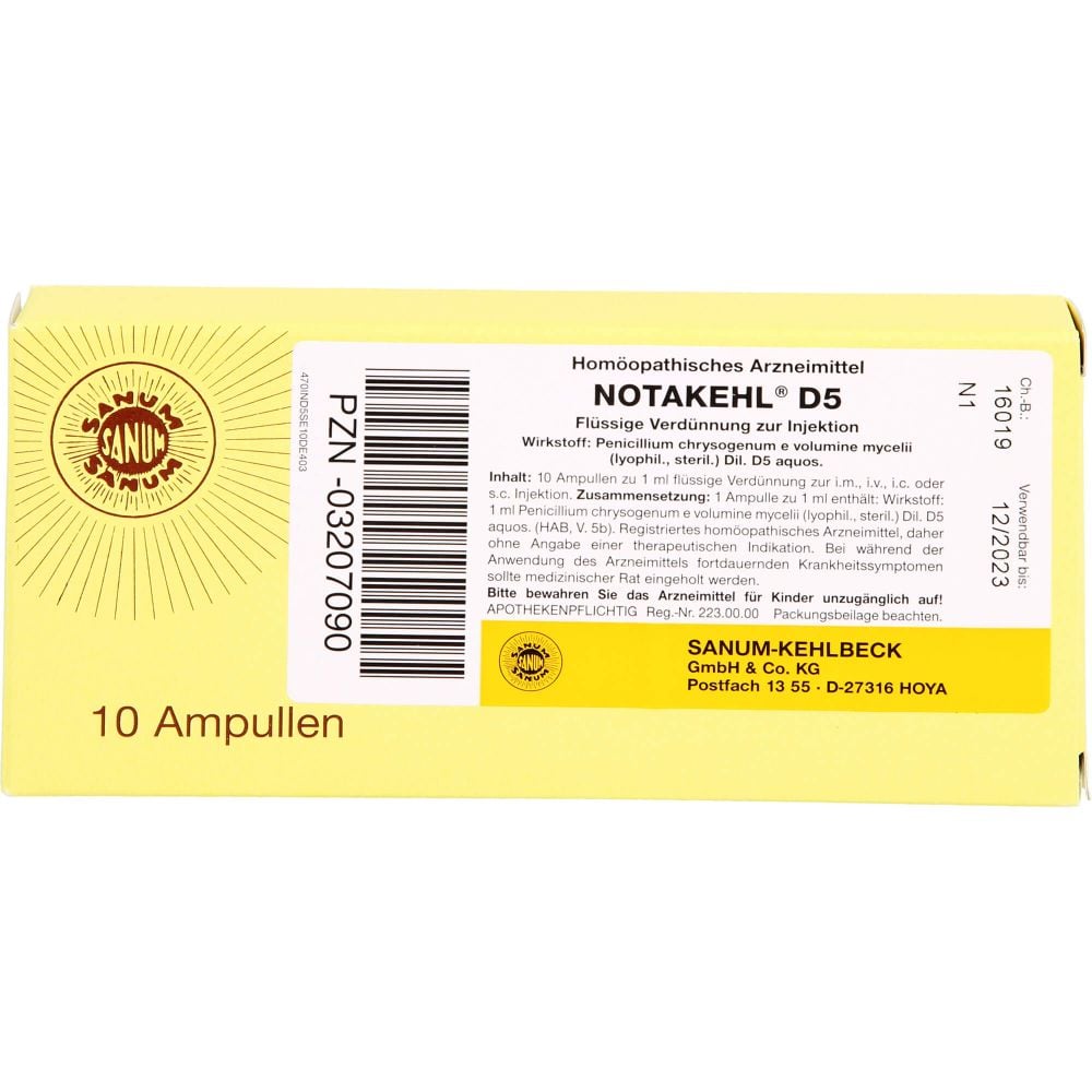NOTAKEHL D 5 Ampullen