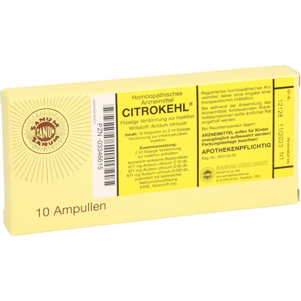 CITROKEHL Ampullen