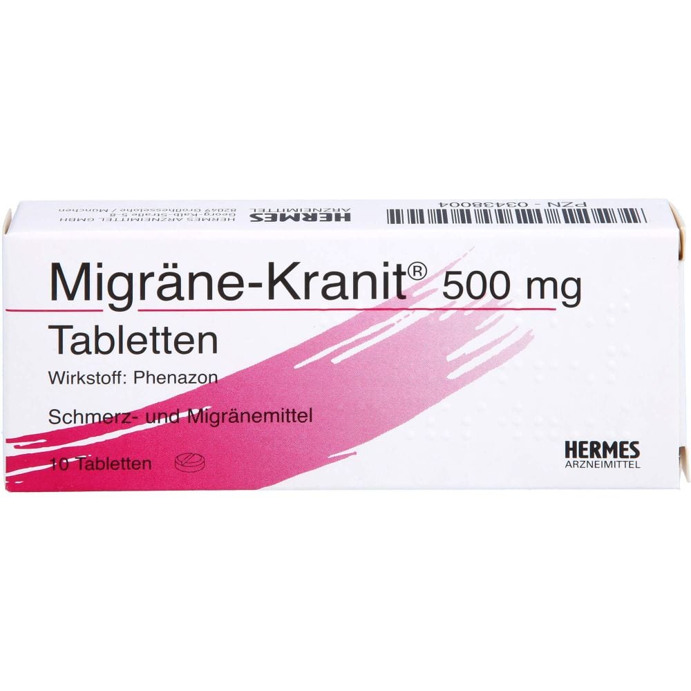MIGRÄNE KRANIT 500 mg Tabletten