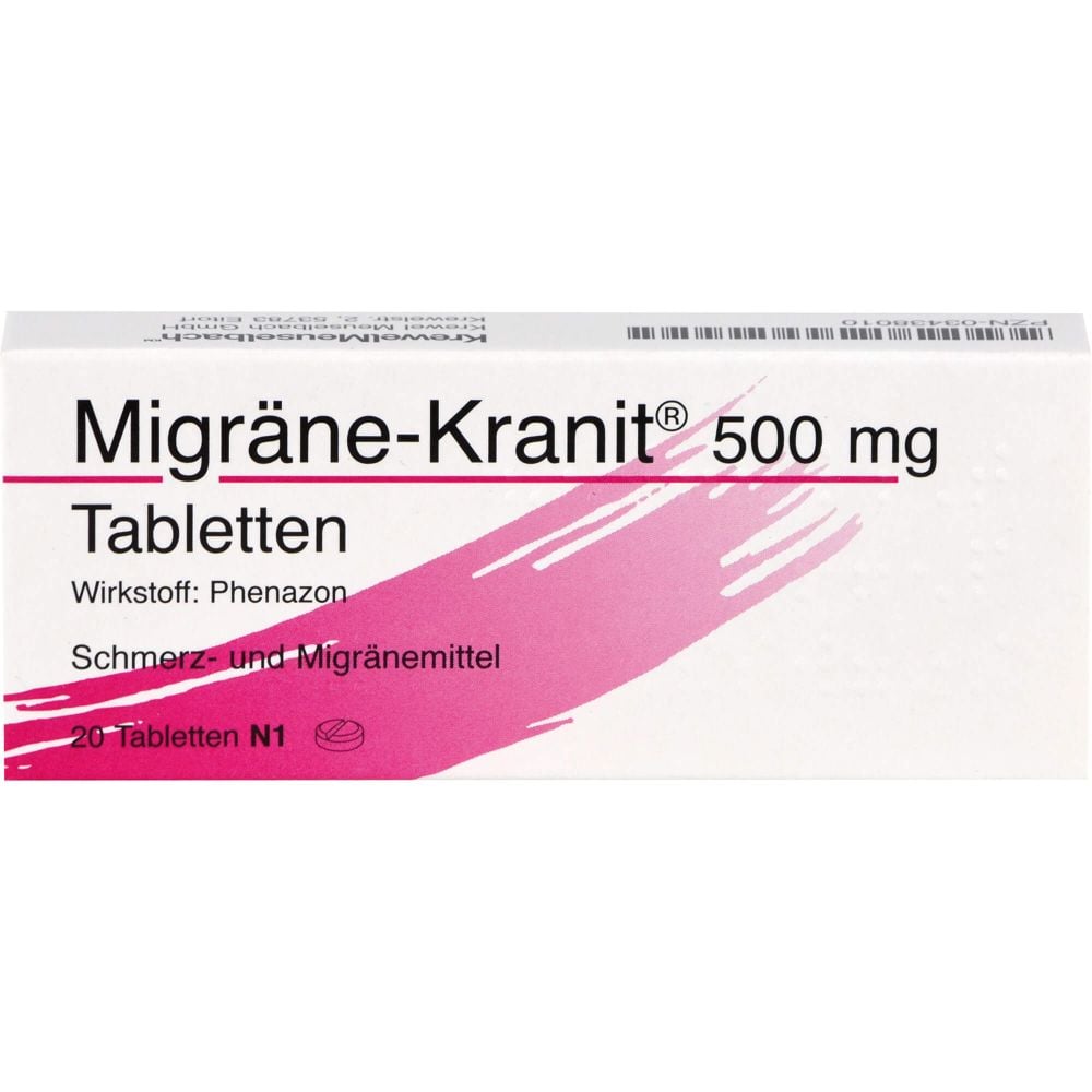 MIGRÄNE KRANIT 500 mg Tabletten