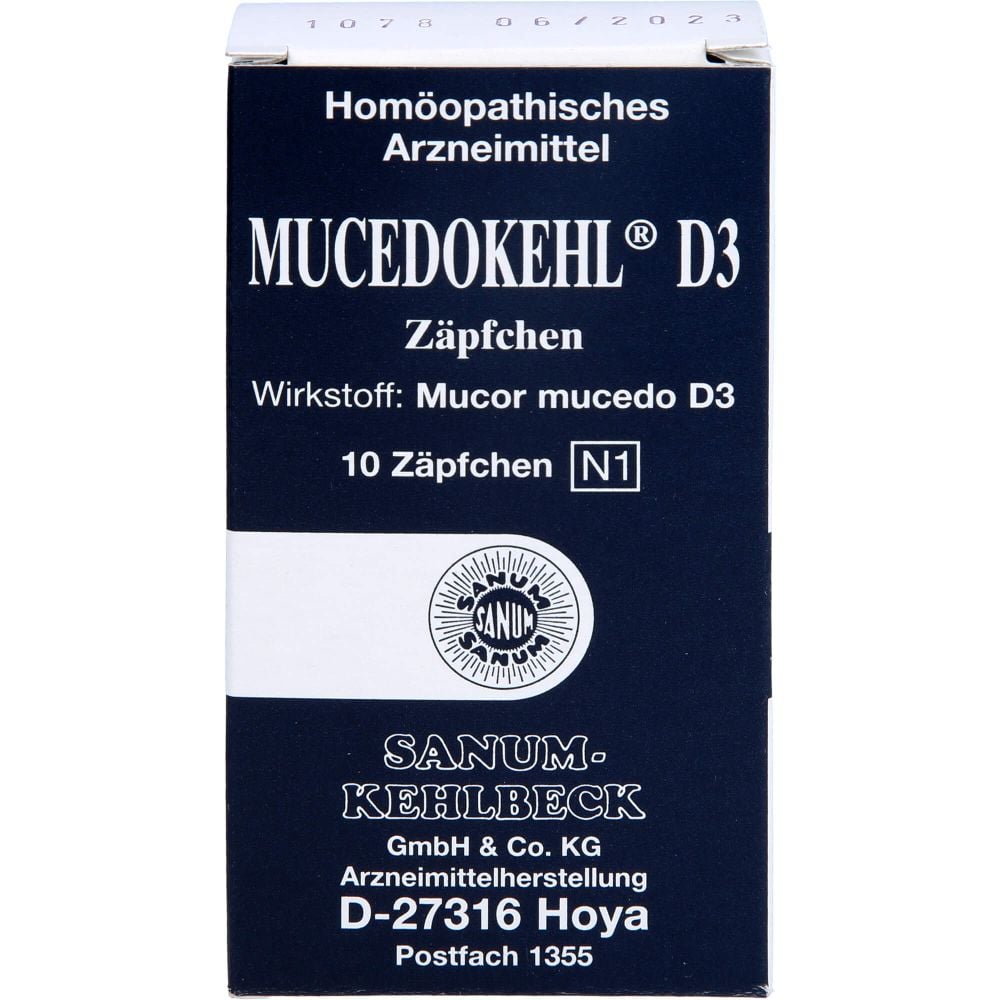 MUCEDOKEHL D 3 Zäpfchen