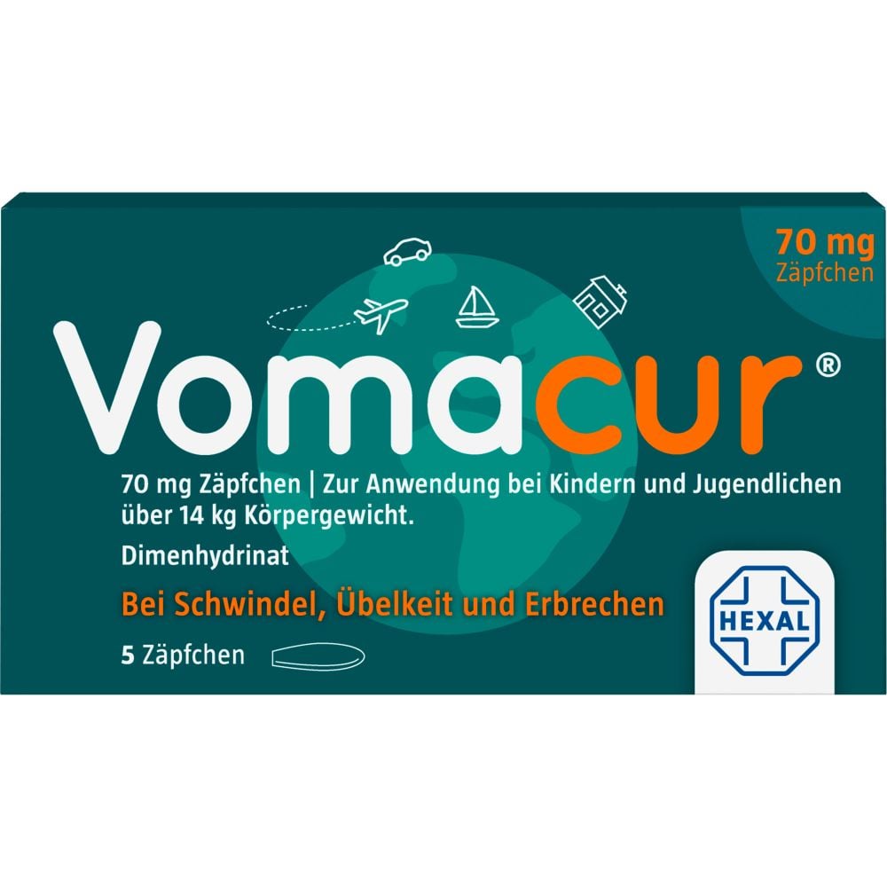 VOMACUR 70 Suppositorien