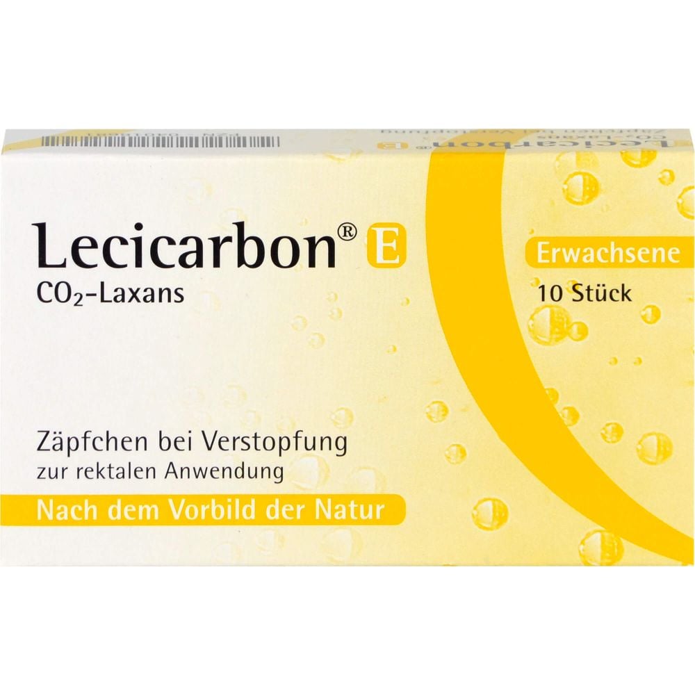 LECICARBON E CO2 Laxans Erwachsenensuppositorien