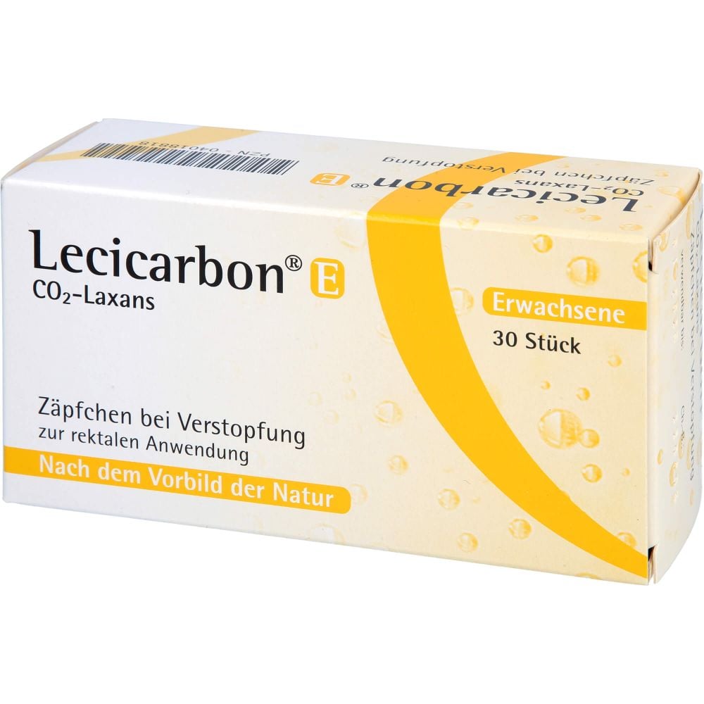 LECICARBON E CO2 Laxans Erwachsenensuppositorien