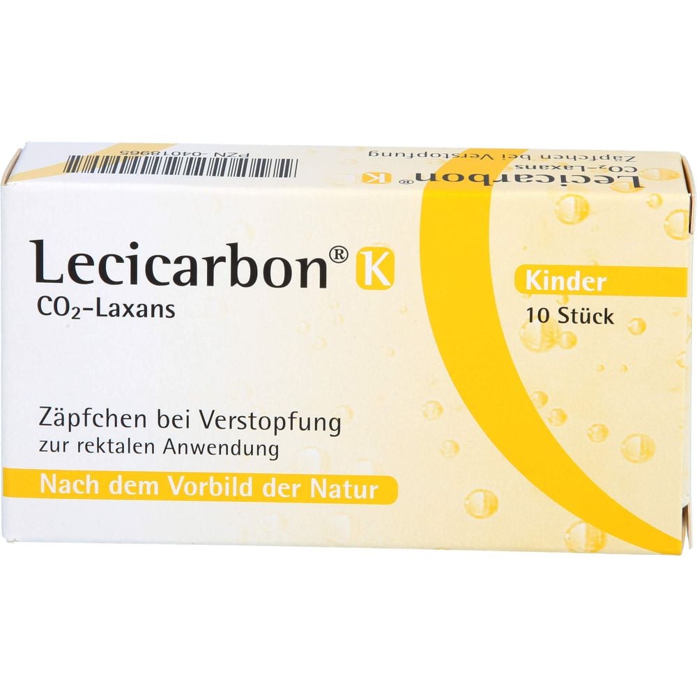 LECICARBON K CO2 Laxans Kindersuppositorien