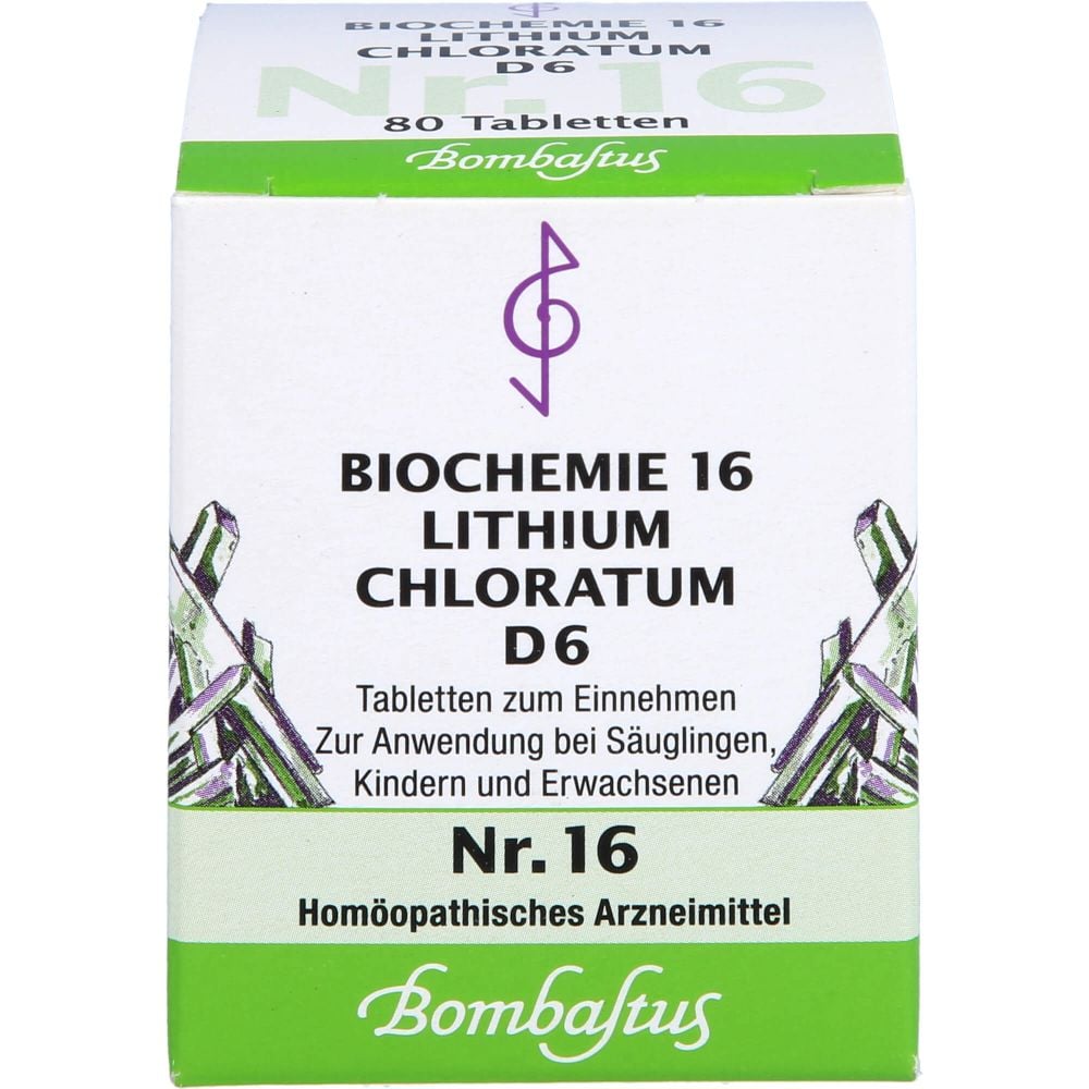 BIOCHEMIE 16 Lithium chloratum D 6 Tabletten