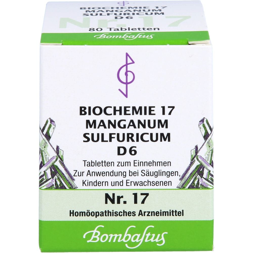 BIOCHEMIE 17 Manganum sulfuricum D 6 Tabletten