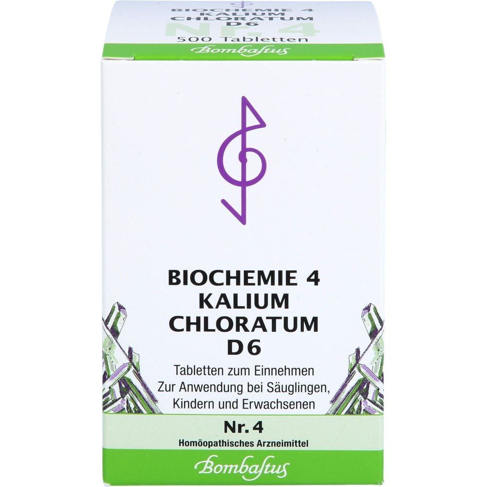 BIOCHEMIE 4 Kalium chloratum D 6 Tabletten