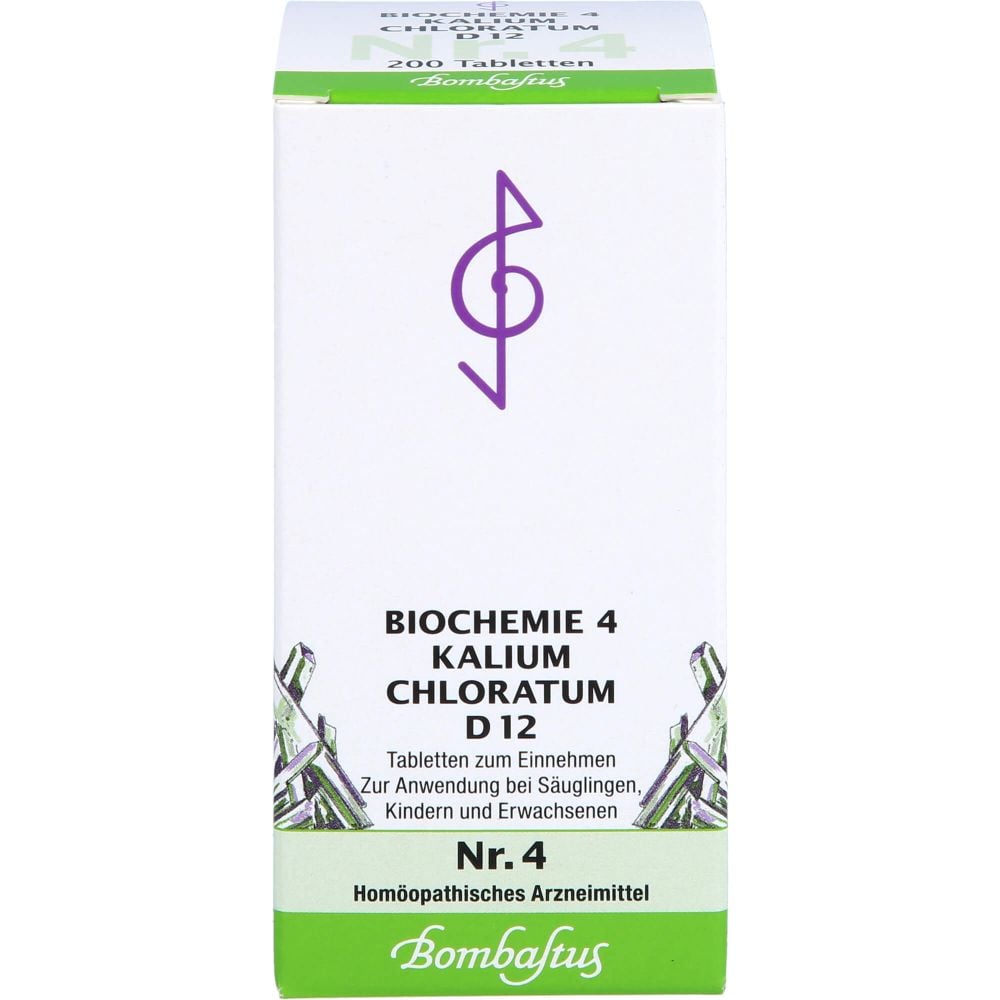 BIOCHEMIE 4 Kalium chloratum D 12 Tabletten