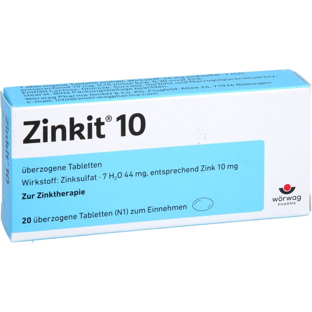ZINKIT 10 überzogene Tabletten